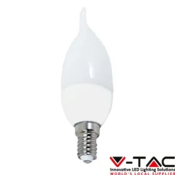 LAMPADINA LED FIAMMA E14 4W LUCE FREDDA VT-1818TP LAMPADA ILLUMINAZIONE 4354