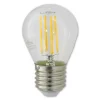 LAMPADINA LED G45 A FILAMENTO E27 SFERA LUCE FREDDA NATURALE CALDA 4 W G45A-T