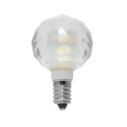 LAMPADINA LED GLOBO E14 VETRO CRISTALLO LAMPADA 6WATT LUCE CALDA FREDDA NATURALE