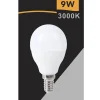 LAMPADINA LED GLOBO G45 E14 9W LUCE FREDDA 6500K CALDA 3000K NATURALE 4000K G45T-9W