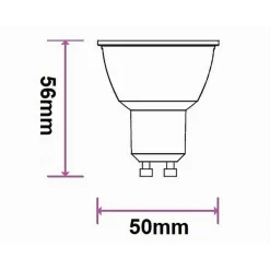 LAMPADINA LED GU10 10WATT FARETTO SPOTLIGHT 110° LUCE 3000K 4000K 6500K GU10-10W