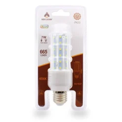 LAMPADINA LED JN23 ATTACCO E27 7W 3U LUCE NATURALE 4000K TUBOLARE LINEARE 665LM 87316