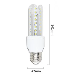 LAMPADINA LED JN26 ATTACCO E27 9W 3U LUCE NATURALE 4000K TUBOLARE LINEARE 855LM 87347