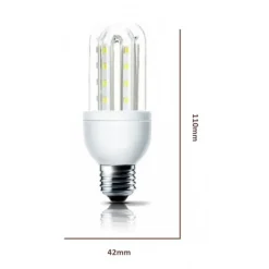 LAMPADINA LED JN19 ATTACCO E27 5W 3U LUCE CALDA 3000K TUBOLARE LINEARE 475LM 87279