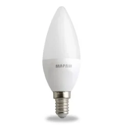 LAMPADINA LED OLIVA OPACO ATTACCO E14 3 WATT LUCE CALDA 3000K ALTA QUALITÀ 00494