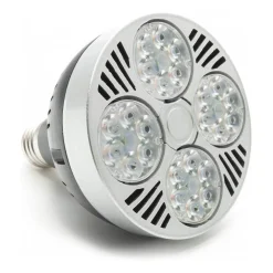 LAMPADINA LED PAR30 E27 35 W 24 LED FARETTO LUCE 3000K 4000K 6500K 3500LM P30-1