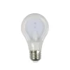 LAMPADINA LED SLIM PIATTA 6W E27 LUCE CALDA 3000K NATURALE 4000K FREDDA 6500 A70
