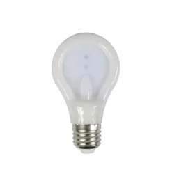LAMPADINA LED SLIM PIATTA 6W E27 LUCE CALDA 3000K NATURALE 4000K FREDDA 6500 A70