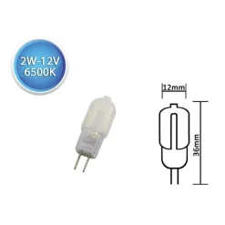 LAMPADINA LED SMD G4 2 WATT 12V 200 LUMEN LUCE 3000K 6500K 4000K FARETTO