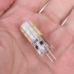 LAMPADINA LED 3W 24 SMD G4 3014 ATTACCO A SPILLO LUCE BIANCA CALDA FREDDA 12V