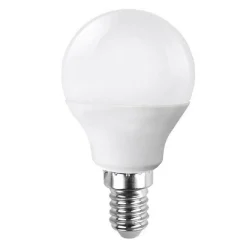 LAMPADINA LED 8W SFERA E14 LUCE FREDDA 6500K CALDA 3000K NATURALE 4000K G4508