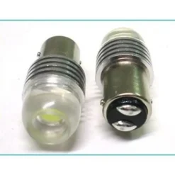 LAMPADINA LUCI AUTO 12V 5W LED LIGHT BULBO BULBI BIANCA ATTACCO 1156 BA15S P21W
