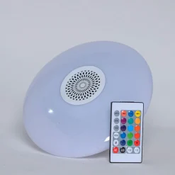 LAMPADINA MUSICALE LUCI COLORATE LAMPADA DI MUSICA E27 UFO BLUETOOTH 5.0 TX-9711