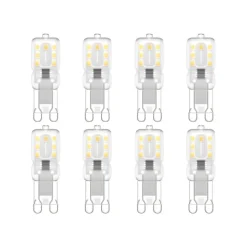 LAMPADINA PER FARETTO 2W LED 2 SMD 3535 ATTACCO G9 LUCE BIANCA FREDDA CALDA 220V