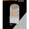 LAMPADINA TUBOLARE LED G9 2.5 W 280 LM LUCE 3000K 4000K 6500K SPARAC-G9-2.5W-CE1