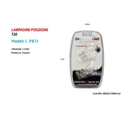 LAMPADINE DI POSIZIONE 12 V 21 WATT T20 LAMPADINE ULTRA LUMINOSE MAXTECH L-P071