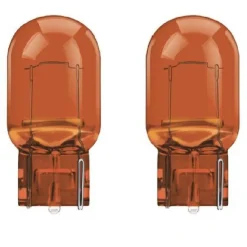 LAMPADINE DI POSIZIONE AUTO T20 W21W 12V 21W NO CANBUS LUCE CALDA ALOGENA L-P136