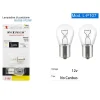 LAMPADINE DI POSIZIONE AUTO BA15S L-P107 12V 21WATT LUCE CALDA ALOGENA NO CANBUS
