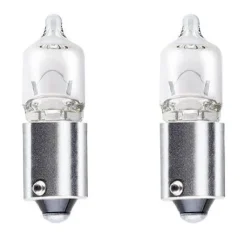 LAMPADINE DI POSIZIONE BAX9S H6W 12V 6W AUTO LUCE CALDA ALOGENA NO CANBUS L-P100