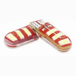 LAMPADINE DI POSIZIONE CANBUS MAXTECH L-P058 12V 6 LED 2 W 6000K ULTRA LUMINOSE