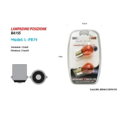 LAMPADINE DI POSIZIONE S25 12VOLT 21WATT LAMPADINE ULTRA LUMINOSE RICAMBIO AUTO