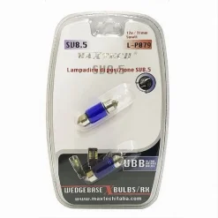 LAMPADINE DI POSIZIONE SV8.5 12V 31MM 5W LAMPADINE ULTRA LUMINOSE MAXTECH L-P079