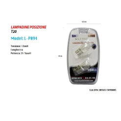 LAMPADINE DI POSIZIONE T20 12 V 21 / 5 W MAXTECH L-P094 LAMPADINE ULTRA LUMINOSE