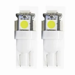 LAMPADINE DI POSIZIONE T10 MAXTECH T-105050 12V 5LED LAMPADINE ULTRA LUMINOSE 6000K