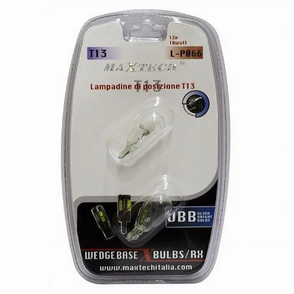 LAMPADINE DI POSIZIONE T13 L-P066 12 V 10 WATT LAMPADINE ULTRA LUMINOSE MAXTECH
