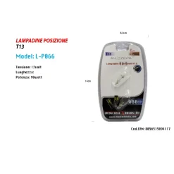 LAMPADINE DI POSIZIONE T13 L-P066 12 V 10 WATT LAMPADINE ULTRA LUMINOSE MAXTECH