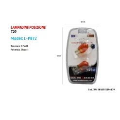 LAMPADINE DI POSIZIONE T20 MAXTECH L-P072 12 V 21 WATT LAMPADINE ULTRA LUMINOSE