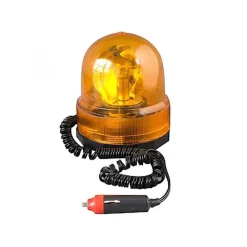 LAMPEGGIANTE SEGNALATORE EMERGENZA ROTANTE CALAMITA MAGNETICO AUTO TRATTORE 12V