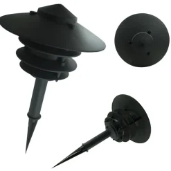 LAMPIONCINO LAMPADA LED PICCHETTO SEGNAPASSO GIARDINO E27 60W TERRAZZO C12