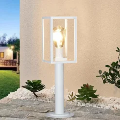 LAMPIONE DA GIARDINO 48CM LAMPIONCINO DA TERRA PER VIALETTI ATTACCO E27 IP44 518PA-H480