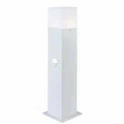 LAMPIONE ESTERNO CON SENSORE MOVIMENTO E27 LAMPADA DA TERRA LAMPIONCINO IP44 H440