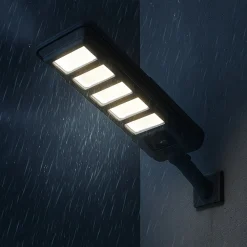 LAMPIONE FARO LED SOLARE 100W 160W 220W 300W CON SENSORE CREPUSCOLARE PROSSIMITÀ ES-P-F