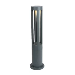 LAMPIONE GIARDINO LAMPADA 12 WATT LED TERRA ESTERNO IP65 LAMPIONCINO GRIGIO ES28