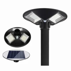 LAMPIONE LED CON PANNELLO SOLARE SENSORE DI MOVIMENTO IP65 170 W LT112-200-7000K