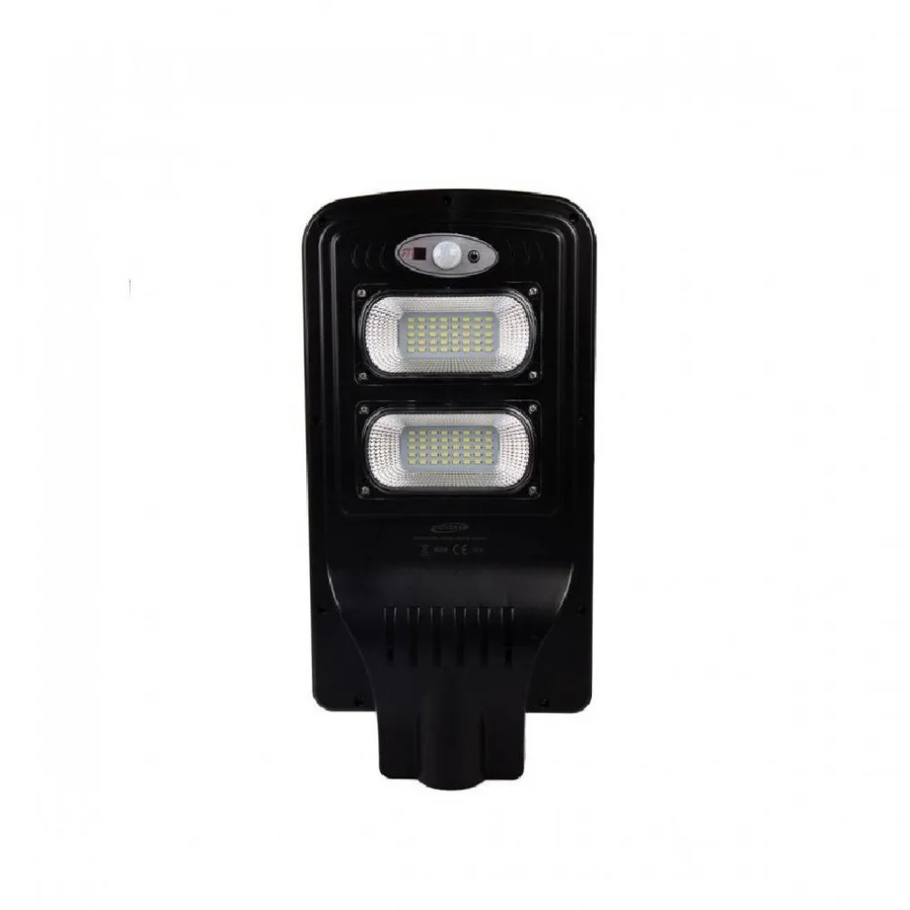 LAMPIONE SOLARE FARO LED 40W LUCE FREDDA 6500K PANNELLO INTEGRATO IP65 SO-40W-SS