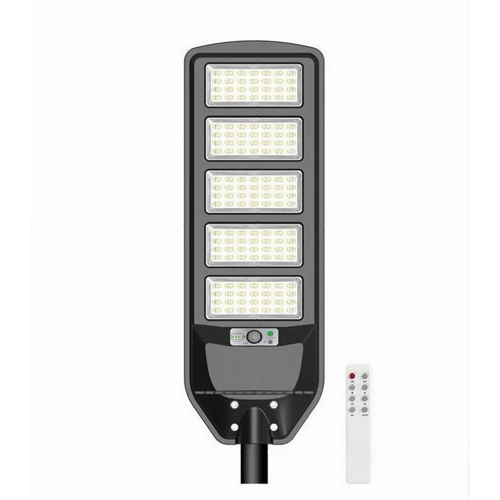 LAMPIONE SOLARE LED 270W SENSORE MOVIMENTO PIR TELECOMANDO IP65 ESTERNO J02-270W-F