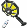 LAMPIONE STRADALE FARO A 168 LED CON PANNELLO SOLARE TELECOMANDO SENSORE TX-8230