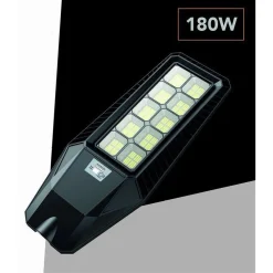 LAMPIONE STRADALE FARO LED FARETTO SOLARE PER ESTERNO LUCE FREDDA SL-606-250-6500K