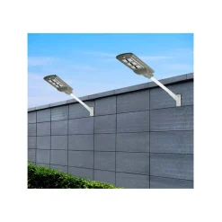 LAMPIONE STRADALE LED 120 W PANNELLO SOLARE FOTOVOLTAICO CON TELECOMANDO LUCE