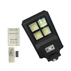 LAMPIONE STRADALE LED 30 W PANNELLO SOLARE FOTOVOLTAICO 180 LED CON TELECOMANDO