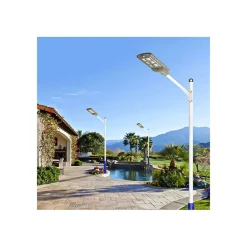 LAMPIONE STRADALE LED 180 W PANNELLO SOLARE FOTOVOLTAICO CON TELECOMANDO LUCE