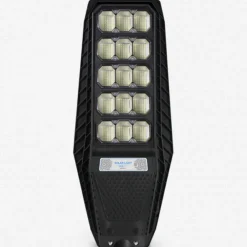 LAMPIONE STRADALE LUCE ENERGIA SOLARE LED 400WATT SENSORE PIR STAFFA TELECOMANDO