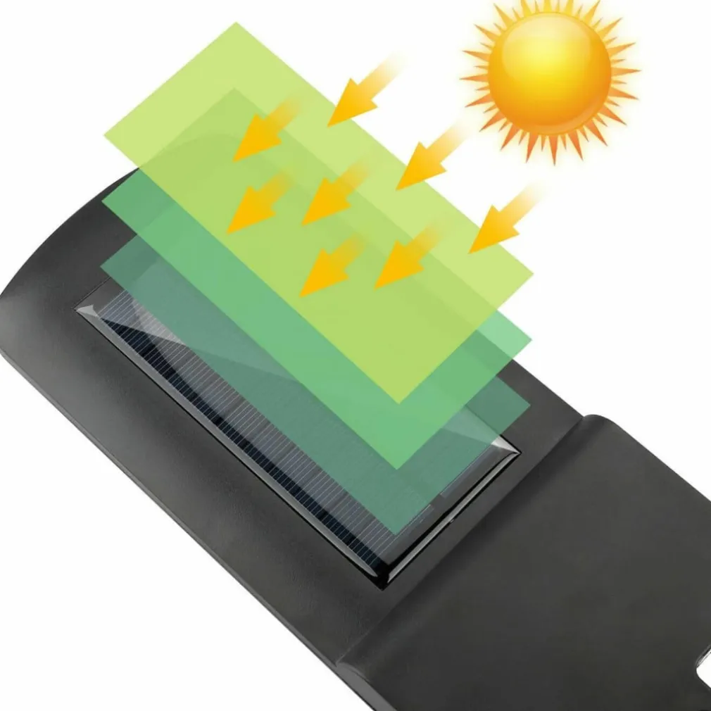 LAMPIONE STRADALE PANNELLO SOLARE 213 LED CON SENSORE DI MOVIMENTO E TELECOMANDO