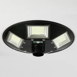 LAMPIONE UFO LED SOLARE 350W SENSORE MOVIMENTO CREPUSCOLARE LUCE FREDDA 6500K IP65