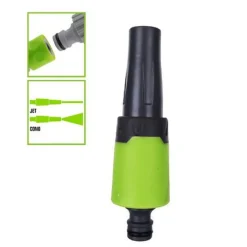 LANCIA PISTOLA SPRUZZO PER IRRIGAZIONE GIARDINO CON INNESTO RAPIDO 2 GETTI 94758