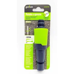 LANCIA PISTOLA SPRUZZO PER IRRIGAZIONE GIARDINO CON INNESTO RAPIDO 2 GETTI 94758